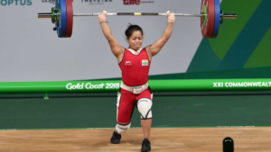 Mirabai Chanu qualifies for the Paris Olympics.